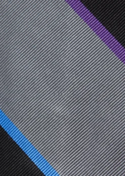 Multicolor Block Stripe Tie