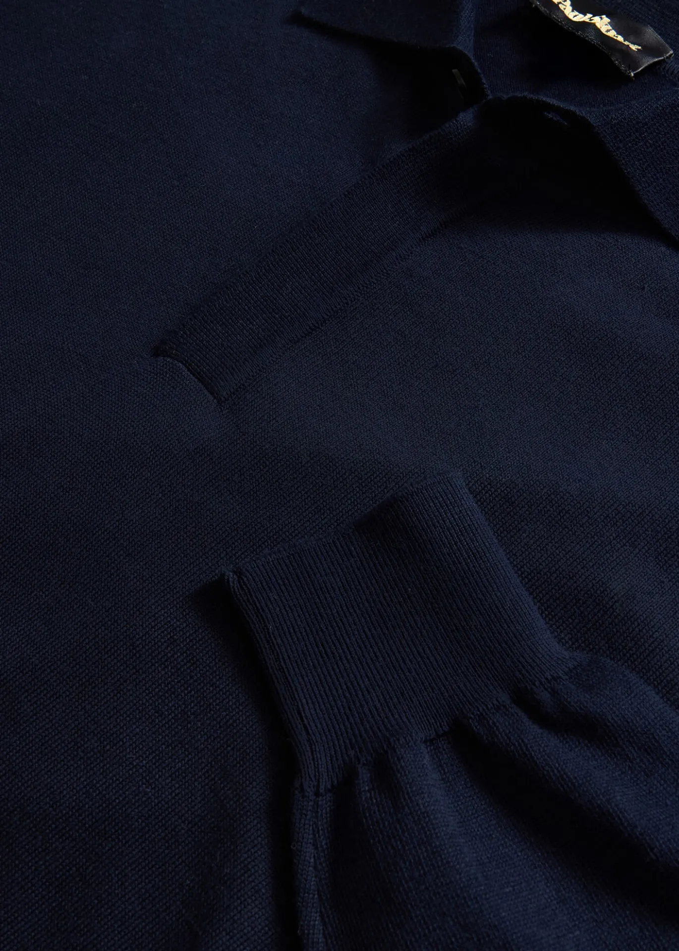 Organic Cotton Long Sleeve Polo