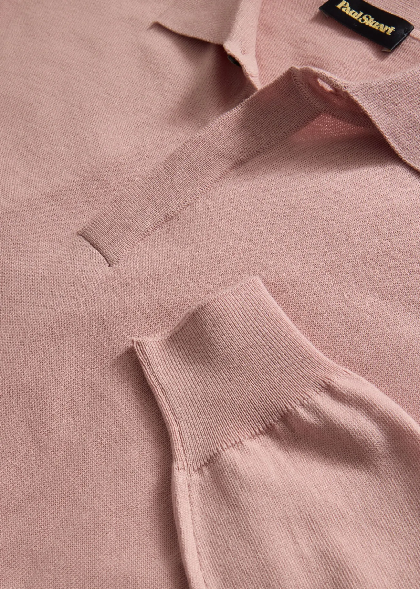 Organic Cotton Long Sleeve Polo