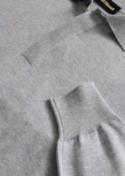 Organic Cotton Long Sleeve Polo