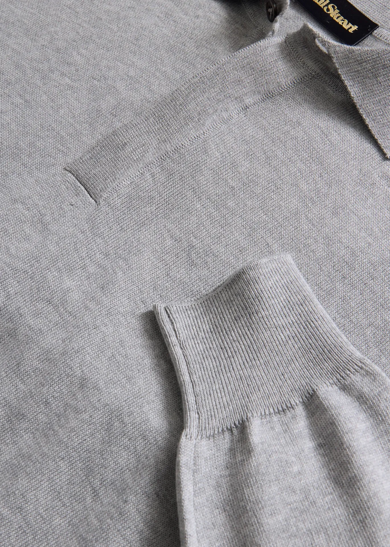 Organic Cotton Long Sleeve Polo