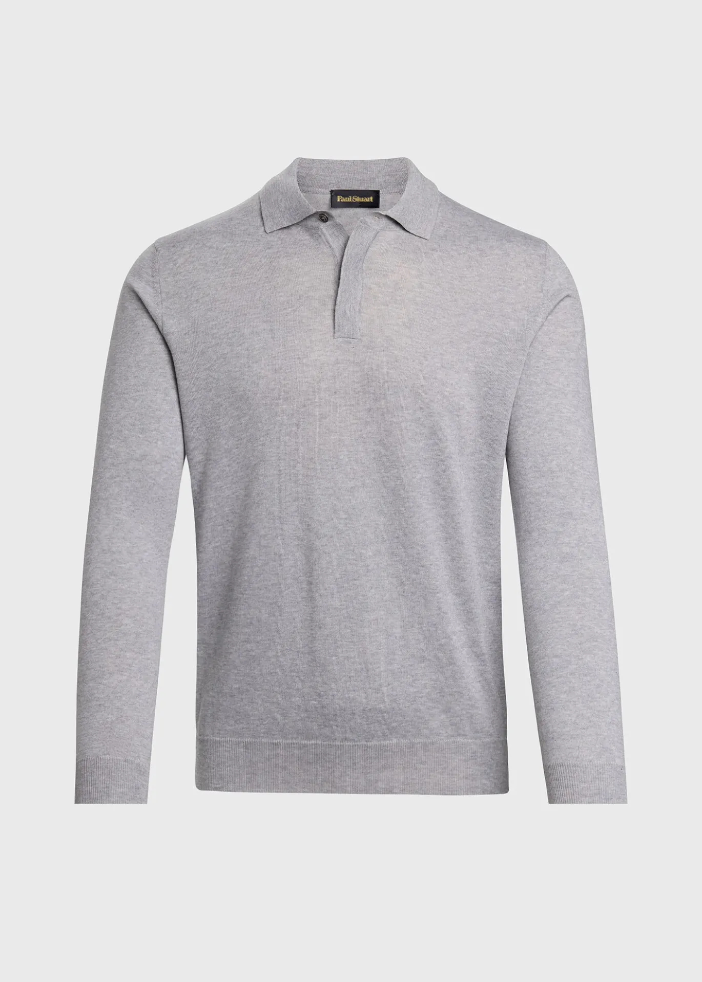 Organic Cotton Long Sleeve Polo