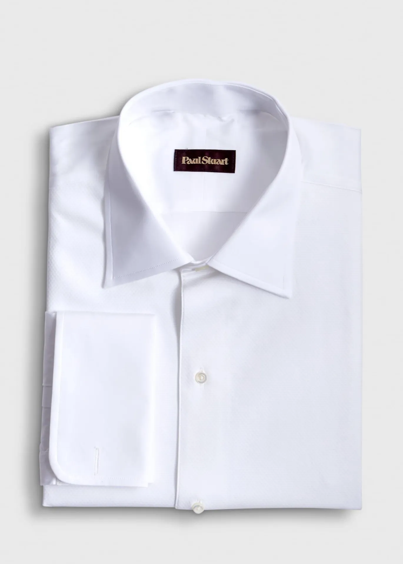 Piqué Bib Front Cotton Formal Shirt