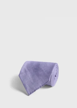 Printed Linen Tie