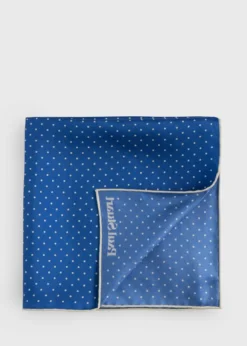 Printed Silk Dot Pocket Square