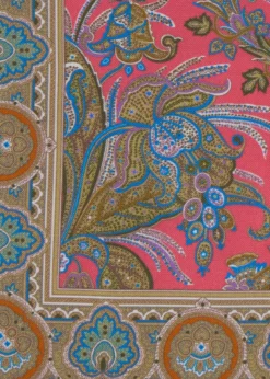 Printed Silk Paisley Pocket Square