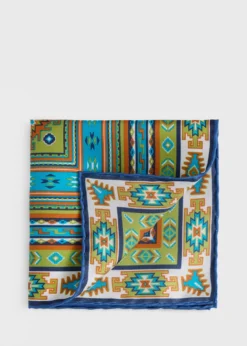 Printed Silk Pattern Pocket Square