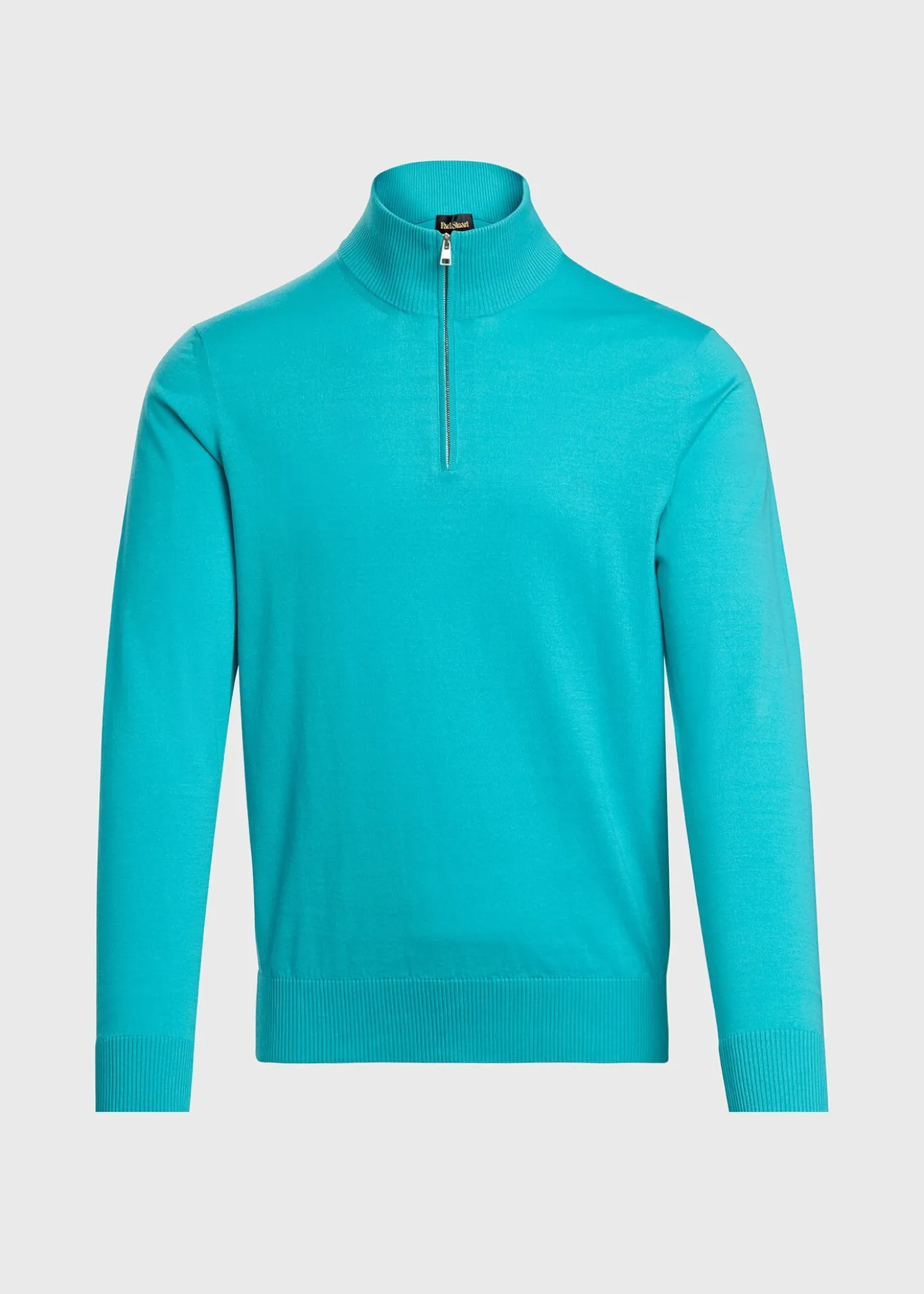 Quarter Zip Cotton Sweater