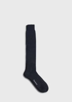 Ribbed Cashmere Sock