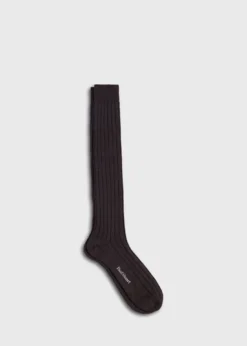 Ribbed Cashmere Sock