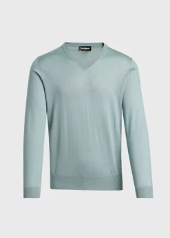 Silk & Cashmere V-Neck Sweater