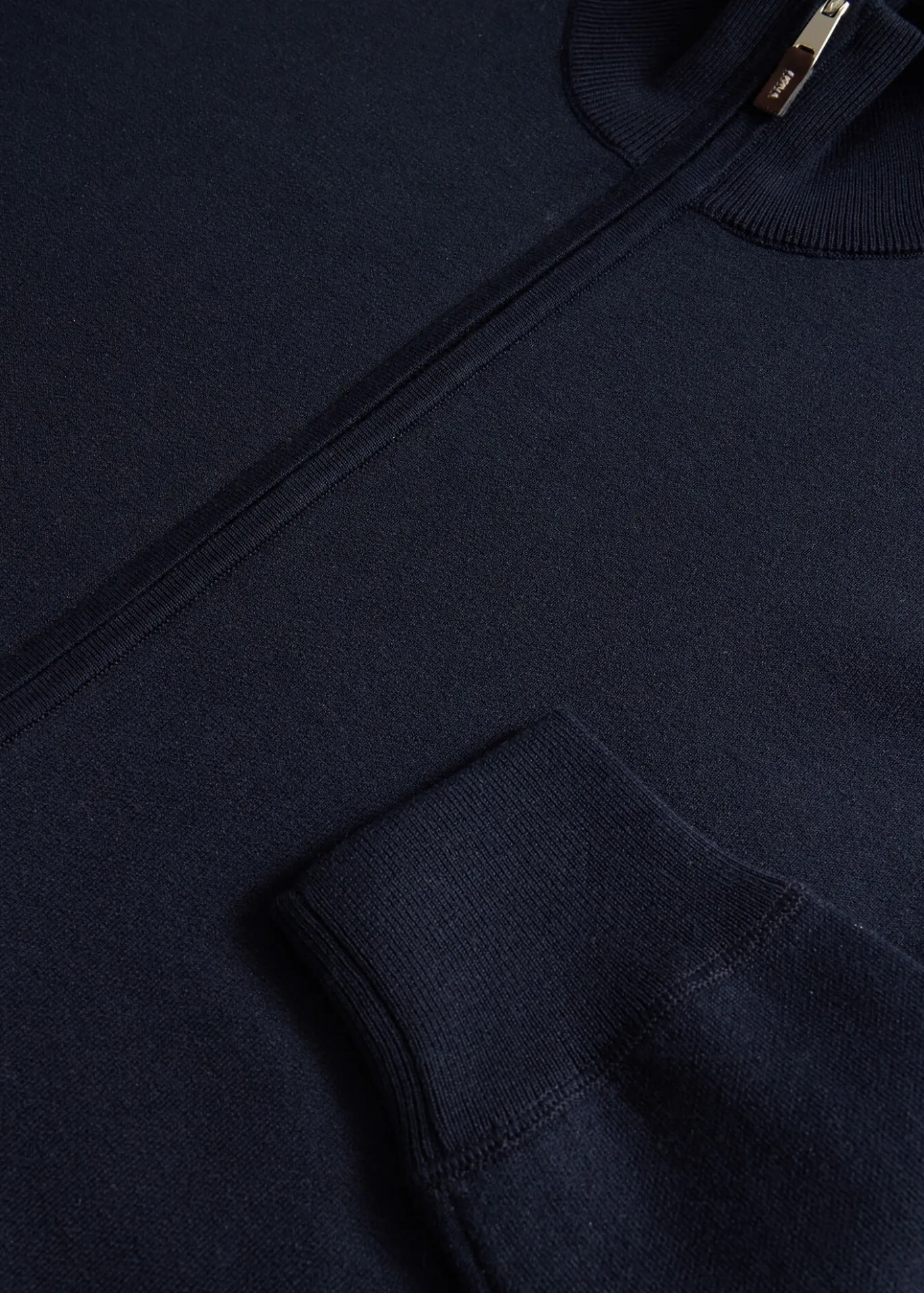 Silk & Cotton Full Zip Cardigan