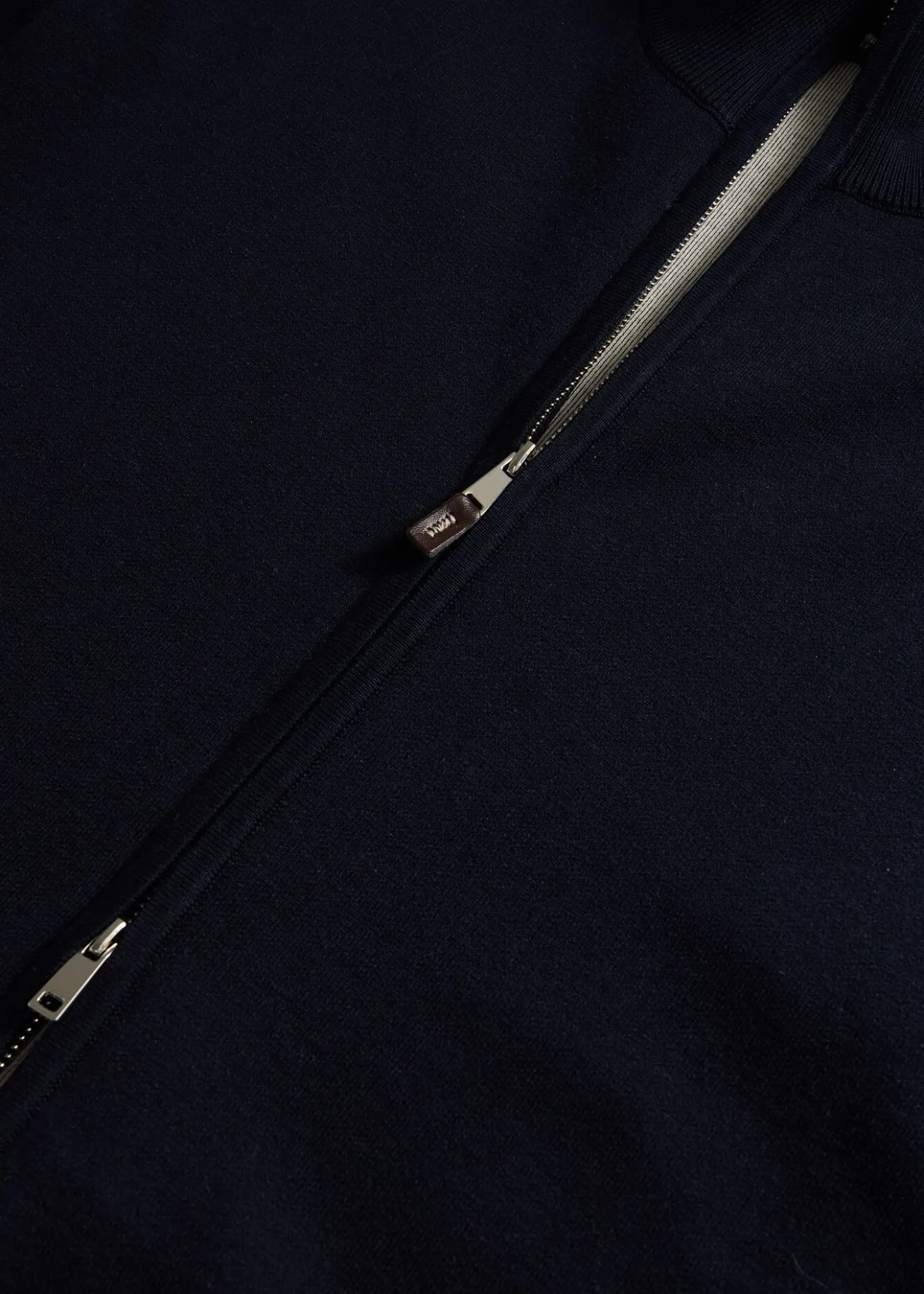 Silk & Cotton Full Zip Cardigan