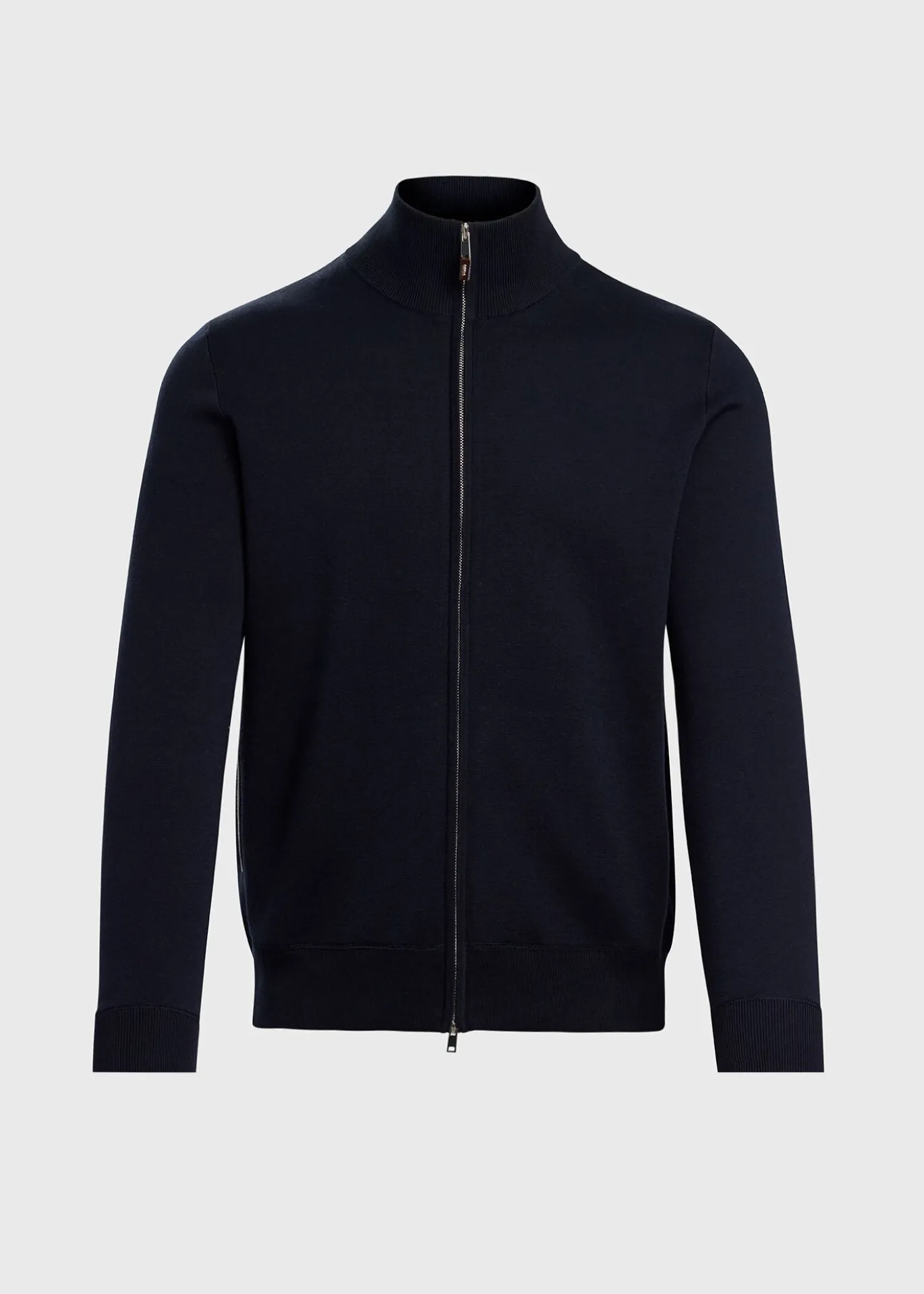 Silk & Cotton Full Zip Cardigan