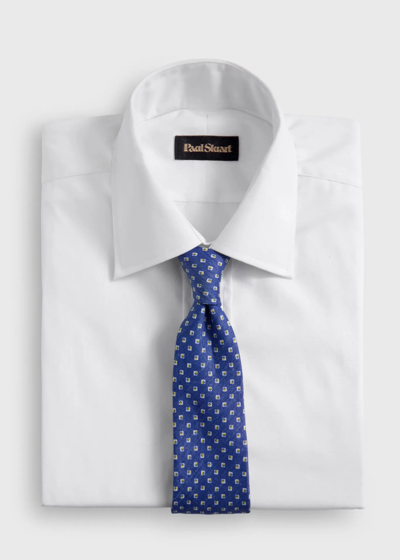 Silk Diamond Medallion Print Tie