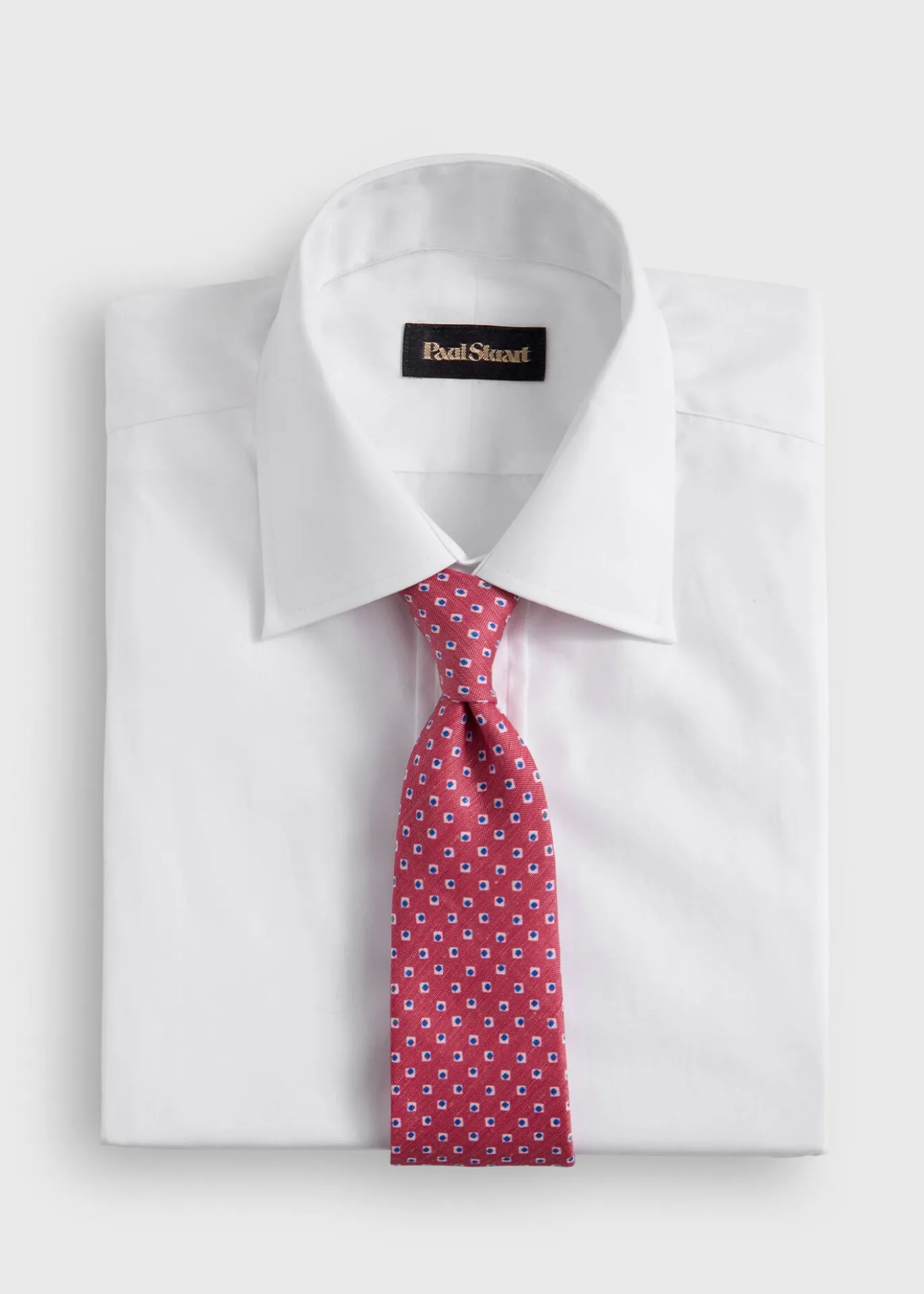 Silk Diamond Medallion Print Tie