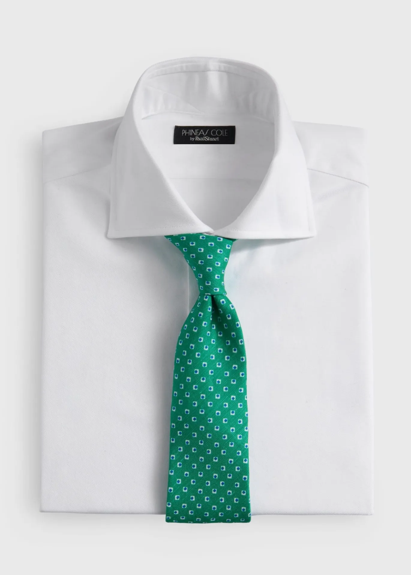 Silk Diamond Medallion Print Tie