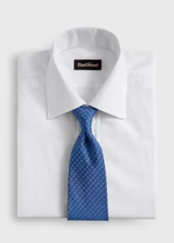 Silk Micro Square Print Tie