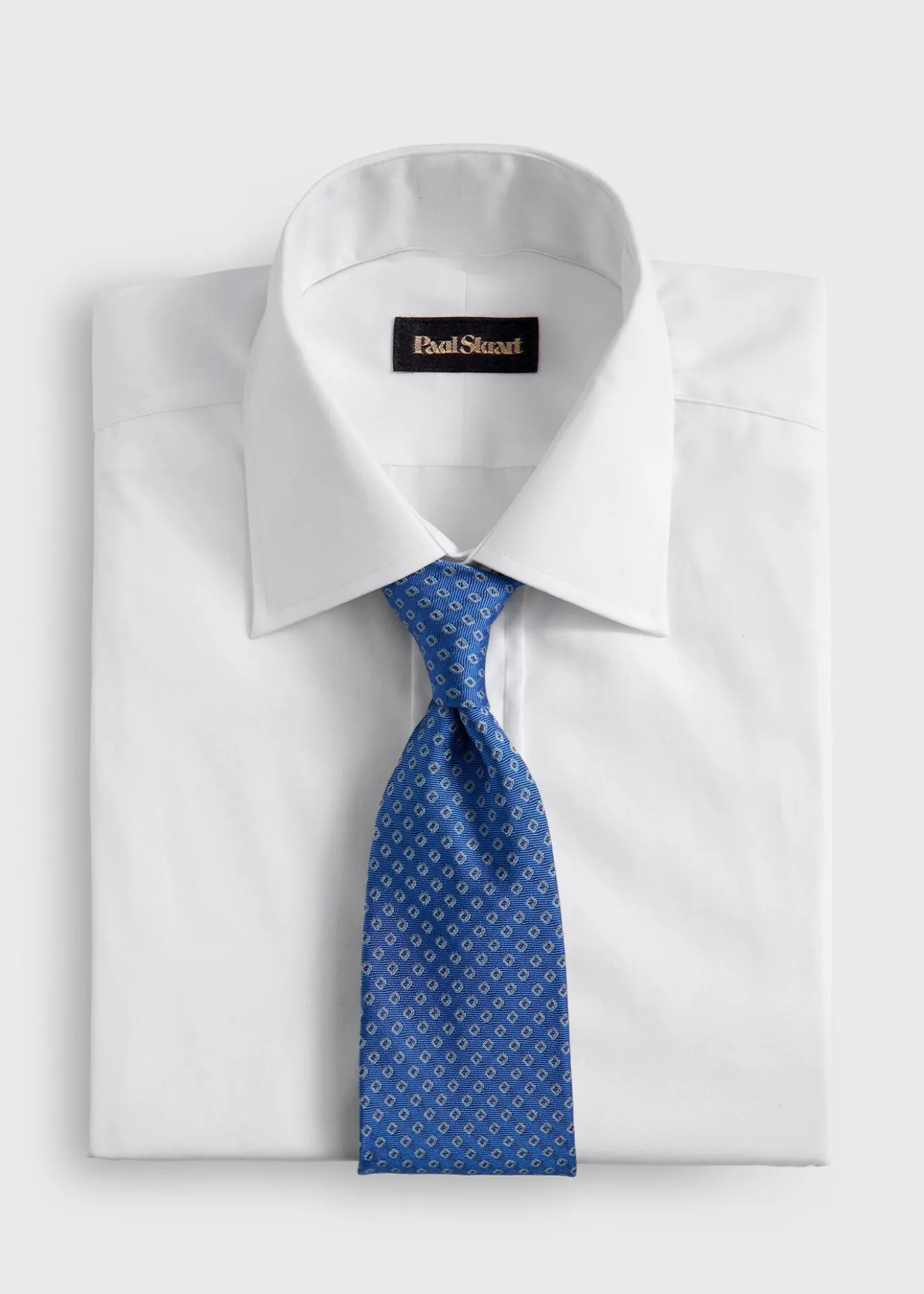 Silk Micro Square Print Tie