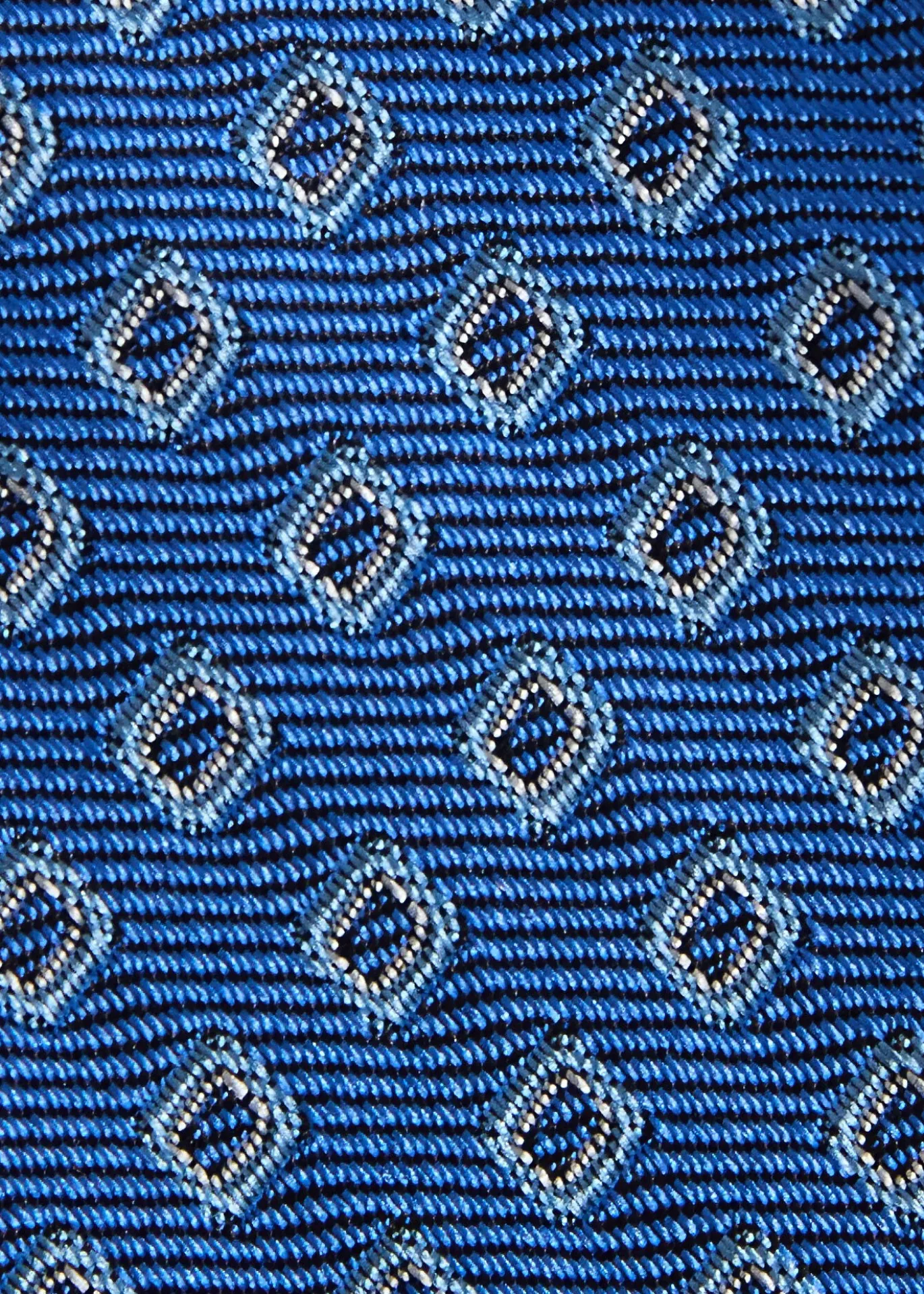 Silk Micro Square Print Tie