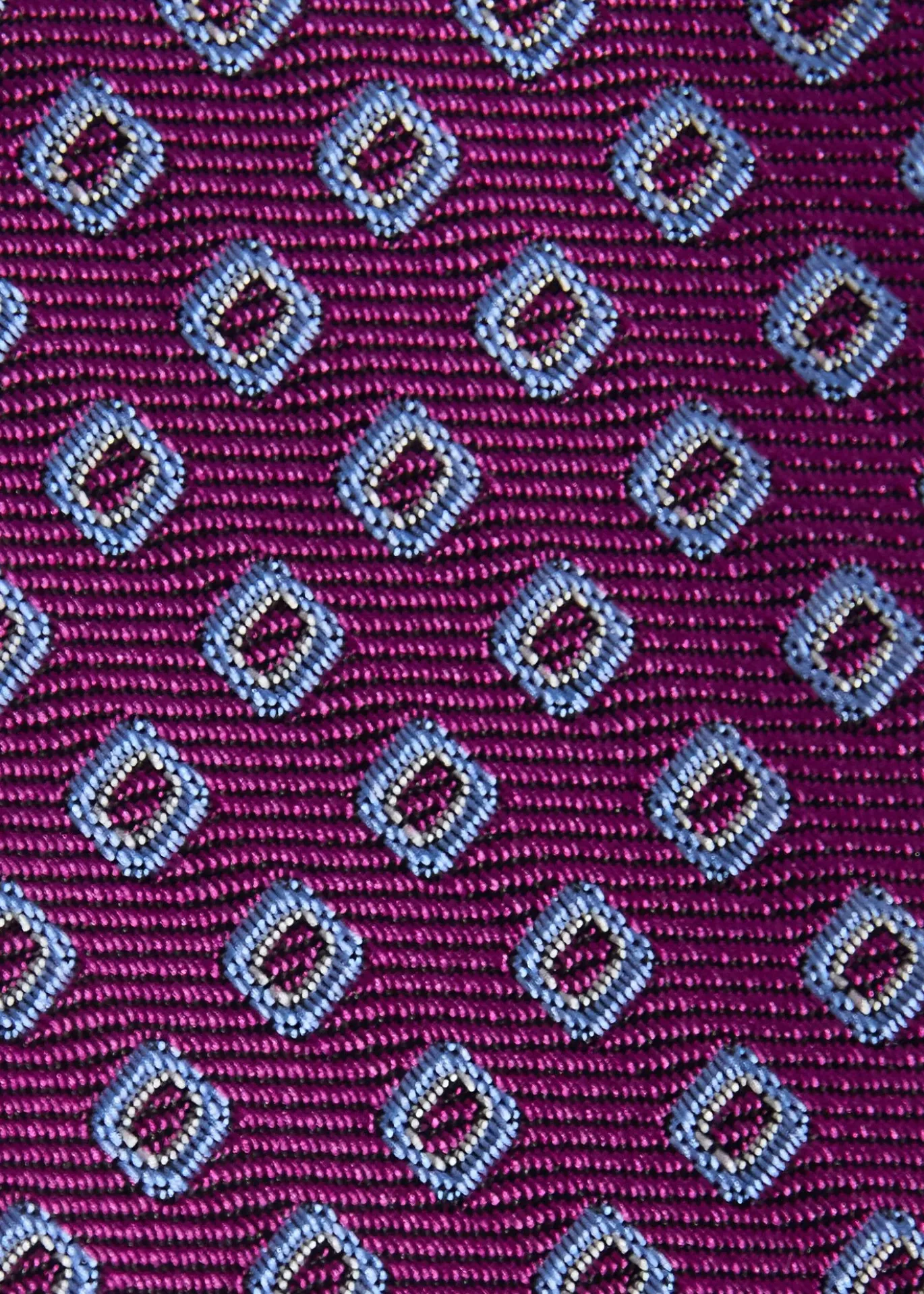 Silk Micro Square Print Tie