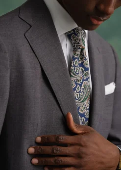 Silk Ornamental Paisley Tie