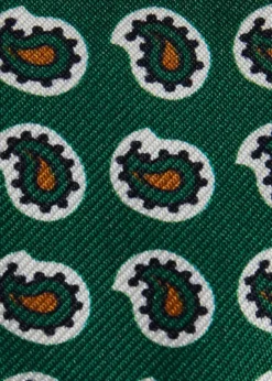 Silk Printed Pine Bow Tie