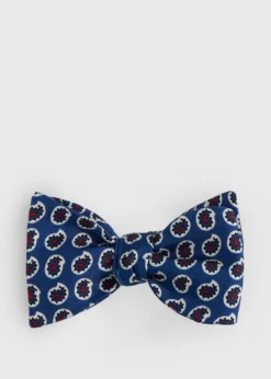 Silk Printed Pine Bow Tie