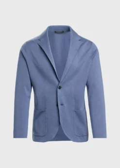 Single Breasted Knit Blazer