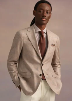 Solid Mogador Silk & Cotton Tie