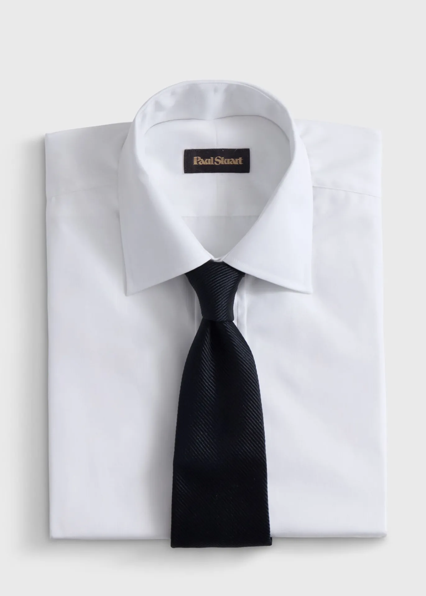Solid Mogador Silk & Cotton Tie