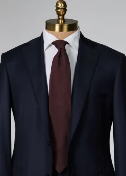 Solid Silk Garza Tie