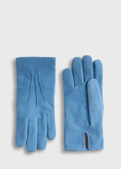 Suede Gloves with Cashmere Lining