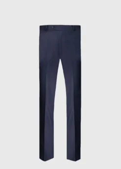 Super 110s Wool Mid Blue Trouser