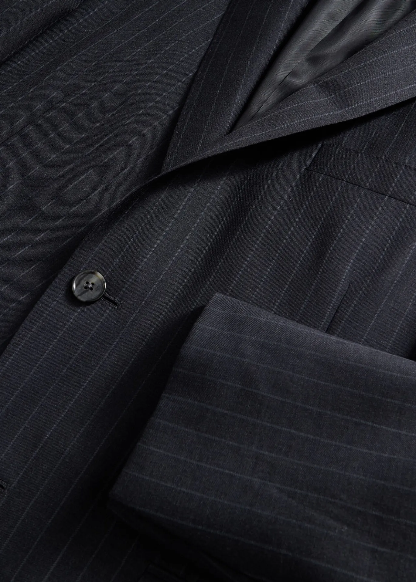 Super 130s Wool Stripe Paul Suit