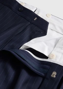 Super 130s Wool Stripe Paul Suit