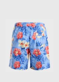 Tropical Print Swim Trunk