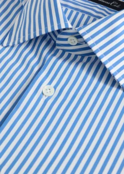 Two-Tone Stripe Dress Shirt