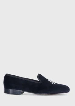 Tyler Velvet Skull Slip-on