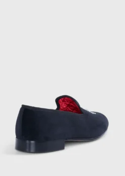 Tyler Velvet Skull Slip-on