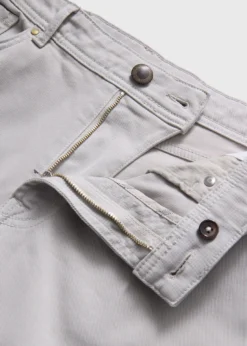 Vintage Wash Five-Pocket Denim