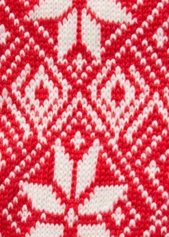 Wool Blend Snowflake Sock