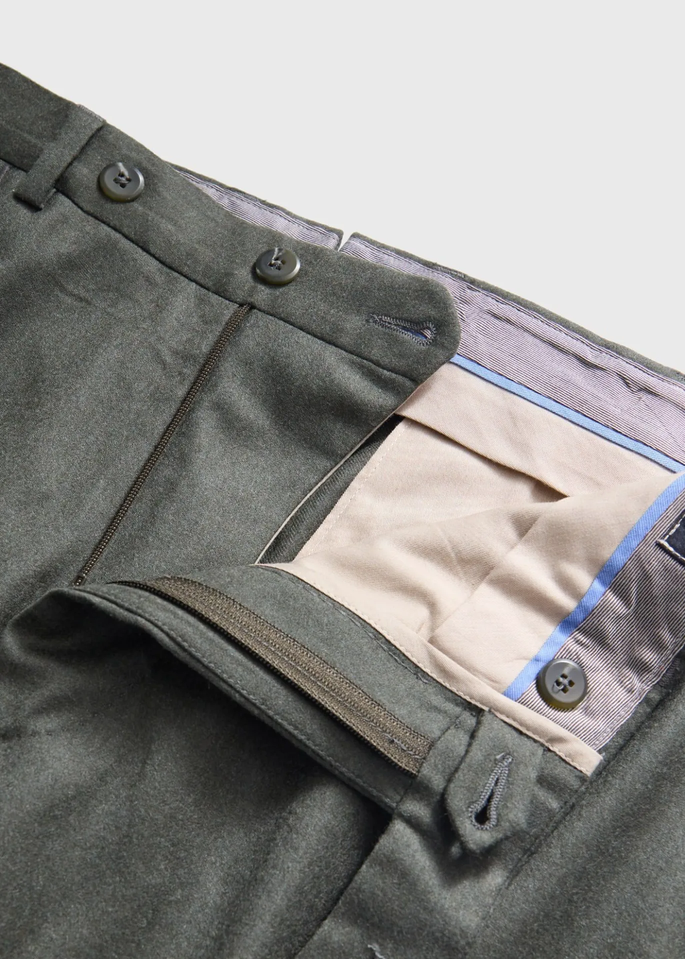 Wool Flannel Trouser