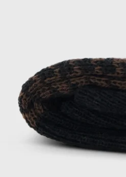 Wool Micro Houndstooth Sock