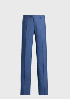 Wool Plaid Dress Trouser