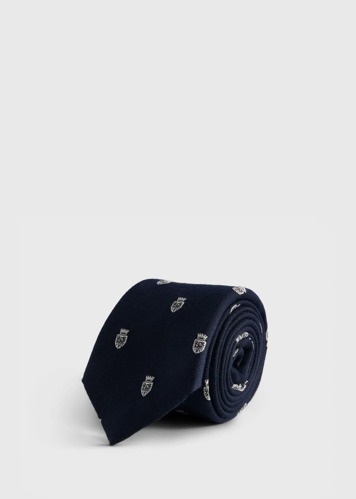 Wool & Silk Crest Tie