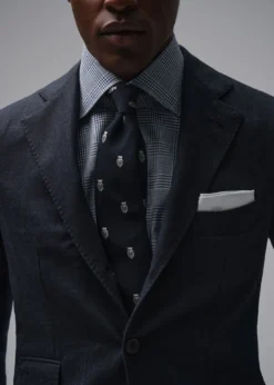 Wool & Silk Crest Tie