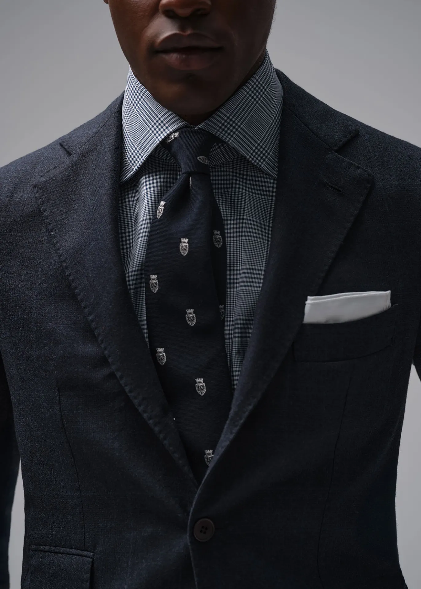 Wool & Silk Crest Tie