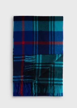 Woven Cashmere Plaid Scarf
