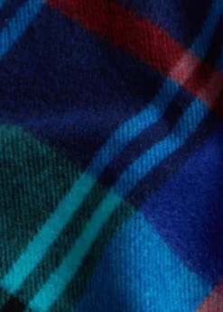 Woven Cashmere Plaid Scarf